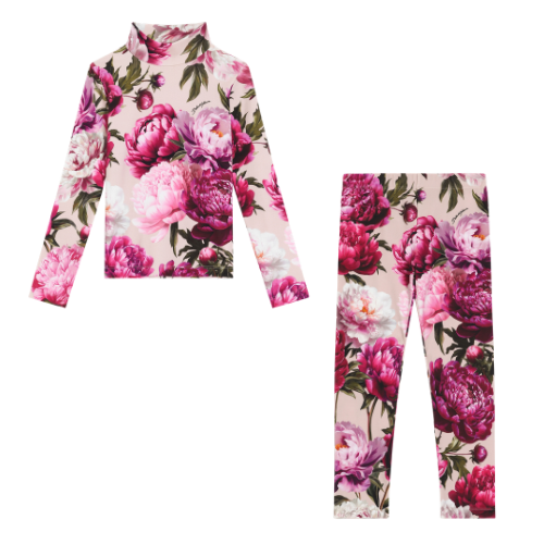Dolce & Gabbana Girls Pink Peony Outfit