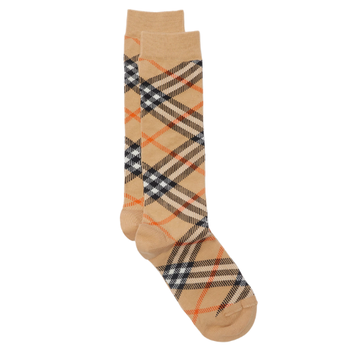 Burberry Girls Check Knee Socks