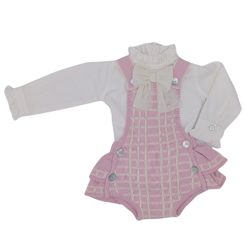 Rahigo Baby Girls Pink Romper Set