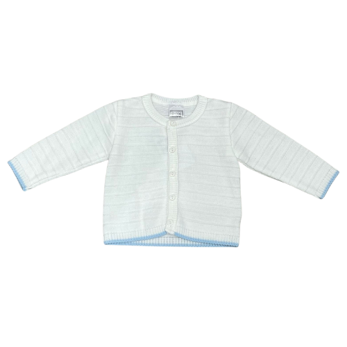 Pex Baby Boys White Daniel Cardigan