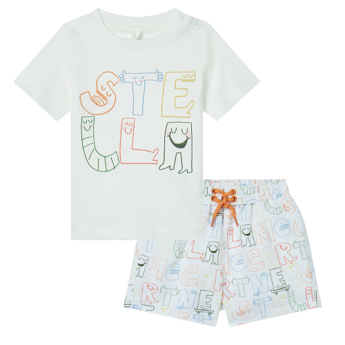 Stella McCartney Baby Logo Swimshorts Set