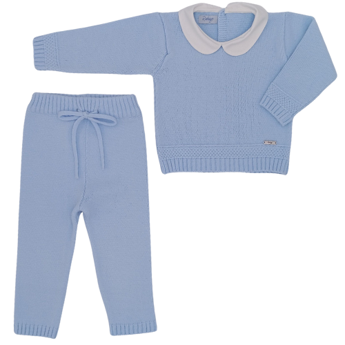 Rahigo Baby Boys Blue Knit Tracksuit