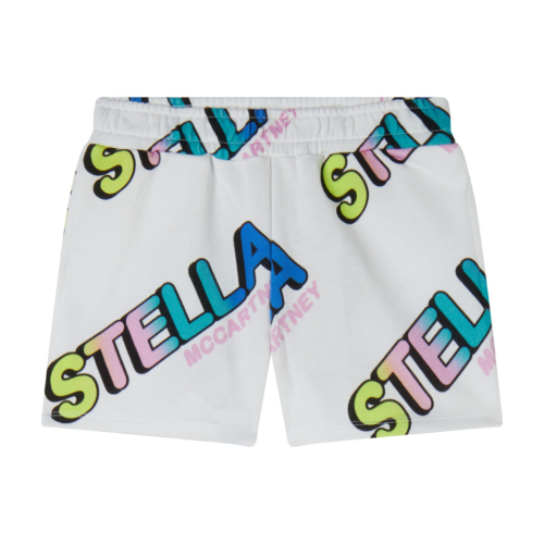 Stella McCartney Girls White Branded Shorts