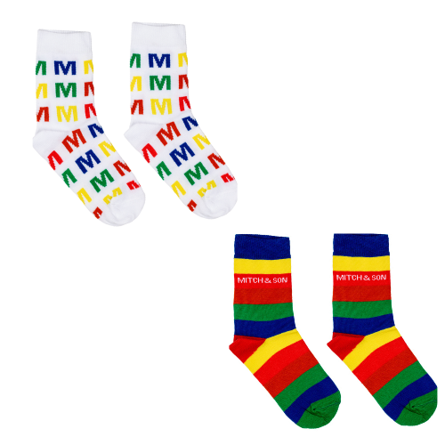 Mitch & Son Boys 'Vidal' Multi Socks
