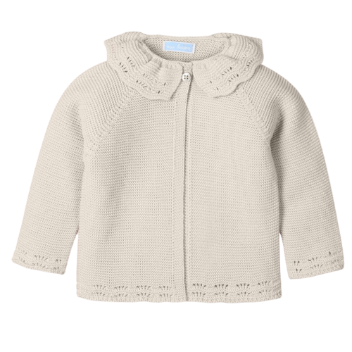 Mac Ilusion Baby Beige Ruffle Cardigan