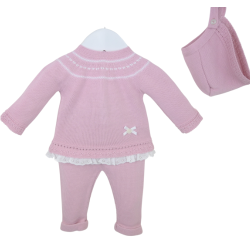 Pex Baby Girls Pink 'Meredith' Pants Suit