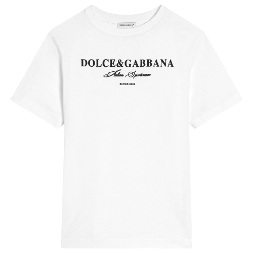 Dolce & Gabbana Boys White Logo T-Shirt