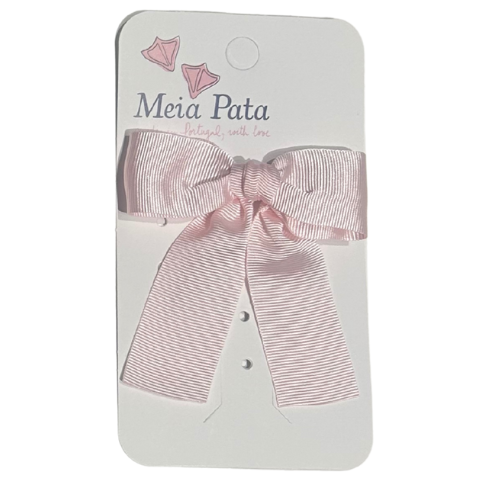Meia Pata Pale Pink Hairbow