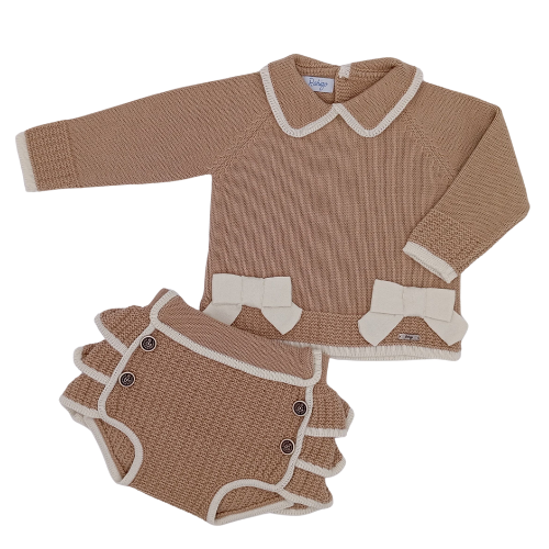 Rahigo Baby Girls Camel Knickers Outfit