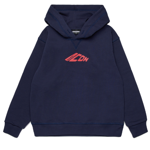DSQUARED2 Boys Navy Icon Hoodie