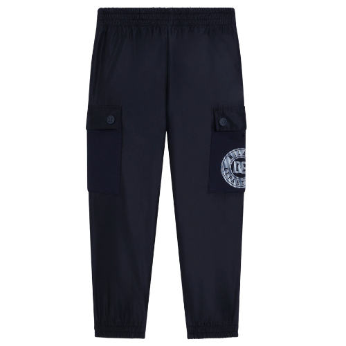 Dolce & Gabbana Boys Navy DG Crest Trousers