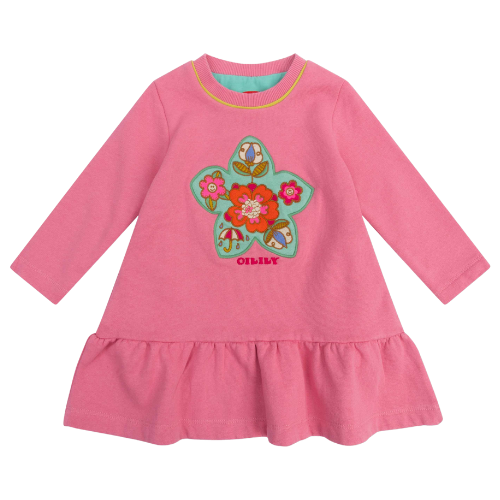 Oilily Girls Pink Flower Daffy Dress