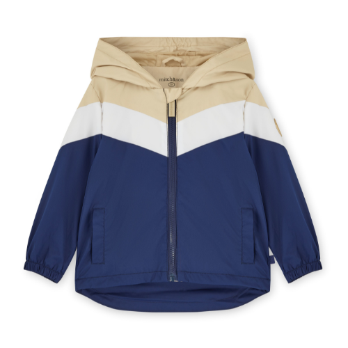 Mitch & Son Boys Navy/Beige 'Peter' Jacket