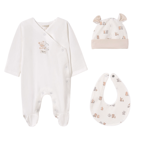 Mayoral Baby Beige Bear Giftset