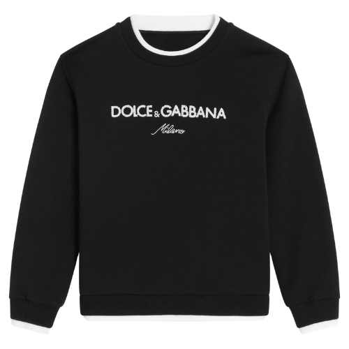 Dolce & Gabbana Boys Navy Logo Sweatshirt