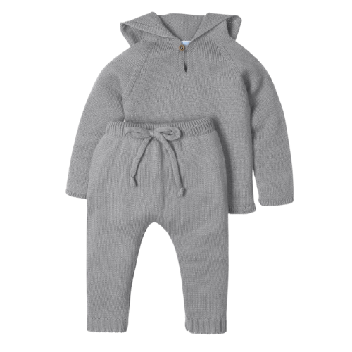 Mac Ilusion Baby Boys Grey Knit Jogsuit