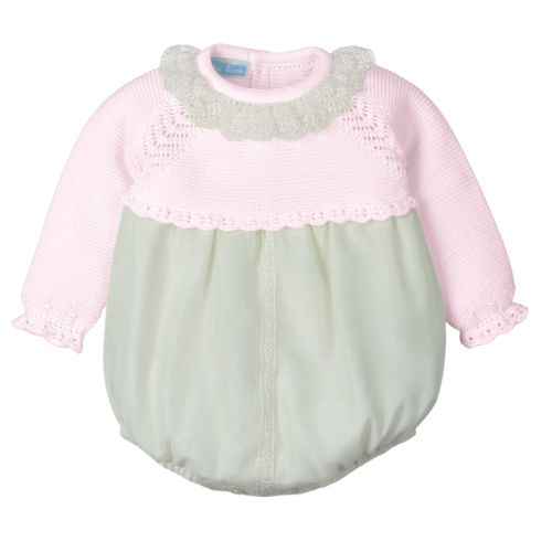 Mac Ilusion Baby Girls Pink Romper