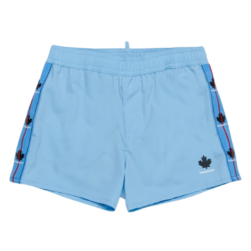 DSQUARED2 Boys Blue Taping Swimshorts