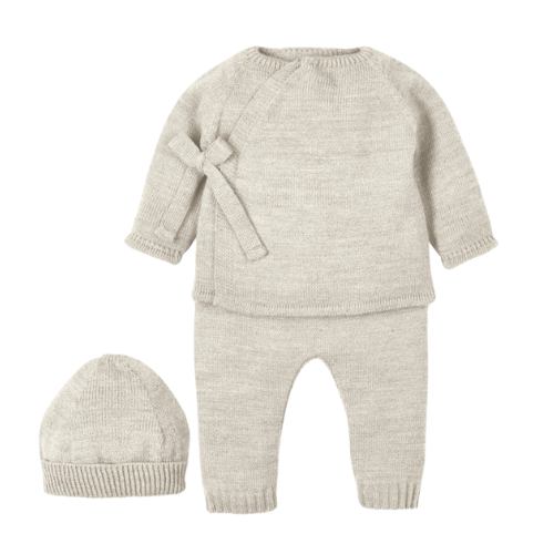 Mac Ilusion Baby Natural Knit Tie Side Outfit