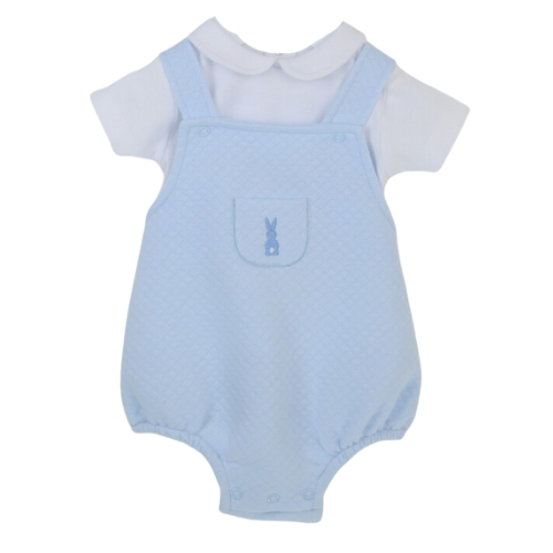 Pex Baby Boys Pale Blue Bunny Outfit