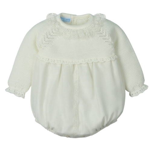 Mac Ilusion Baby Girls Ivory Romper
