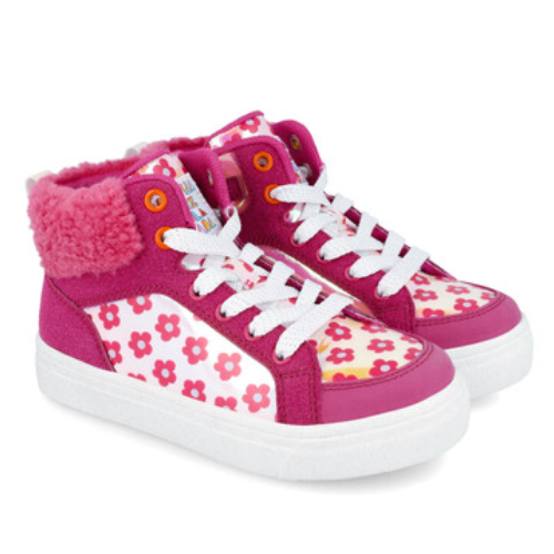 Agatha Ruiz de la Prada Pink Flower High Tops