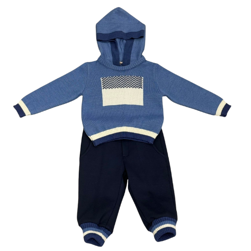 Bimbalo Boys Blue & Navy Hooded Outfit