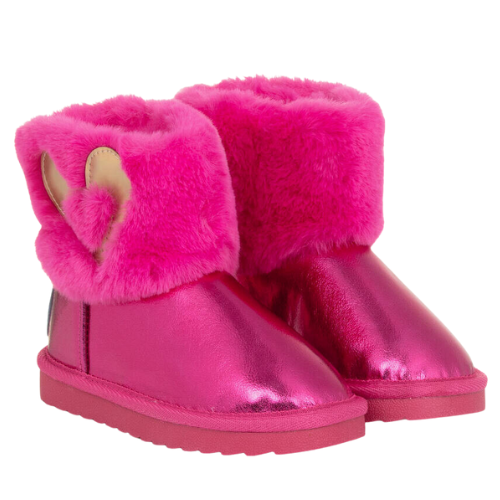 Agatha Ruiz de la Prada Pink Metallic Boots