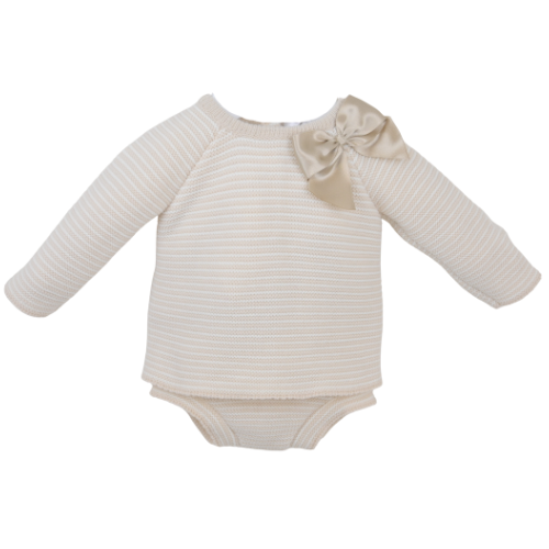 Pex Baby Girls Beige Lizzie Bloomer Set