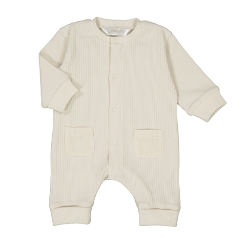 Mayoral Baby Beige Teddy Romper