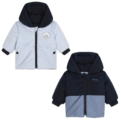 Boss Baby Boys Blue Reversible Jacket