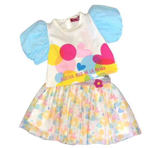 Agatha Ruiz de la Prada Heart Skirt Set