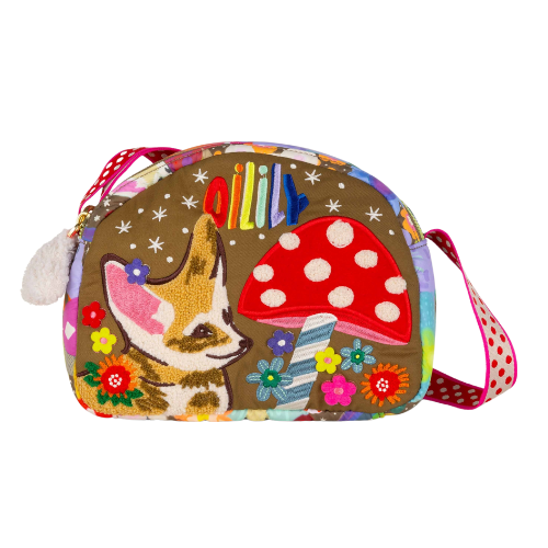 Oilily Girls Mushroom Print Shoulder Bag