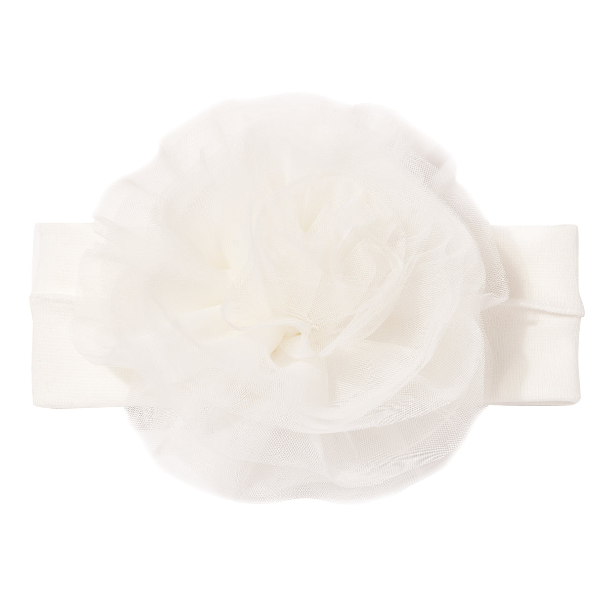 Sofija Ivory Tulle Flower Headband