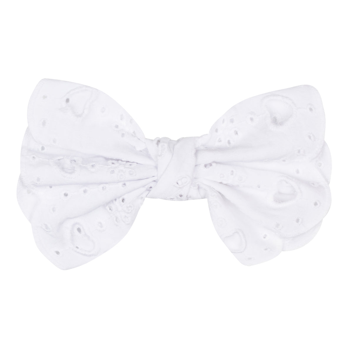A Dee Girls 'Levi' White Bow Clip