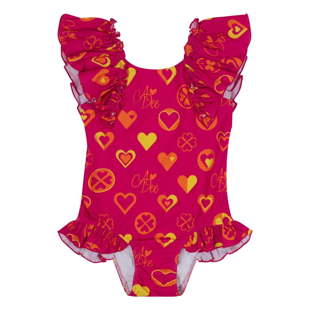 A Dee Girls 'Dori' Heart Swimsuit