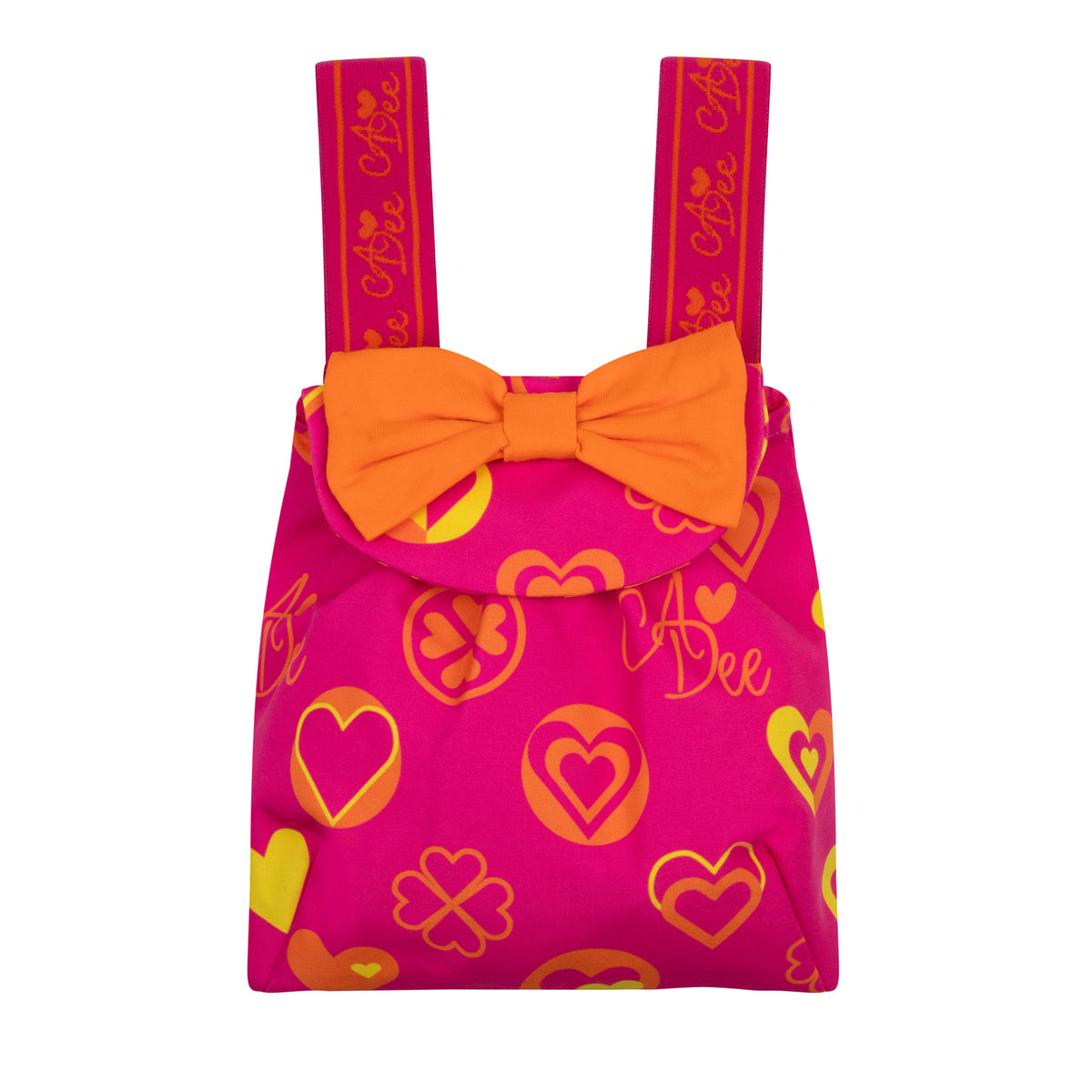 A Dee Girls 'Murphie' Fuchsia Heart Backpack