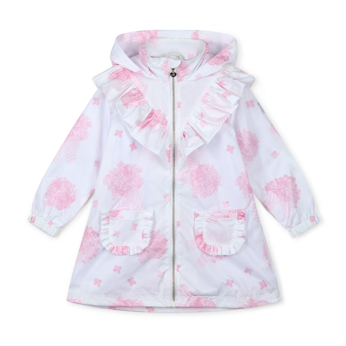 A Dee Girls 'Celine' Hydrangea Print Jacket