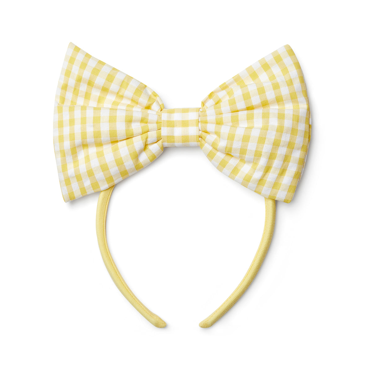 A Dee Girls 'Duclie' Gingham Print Headband