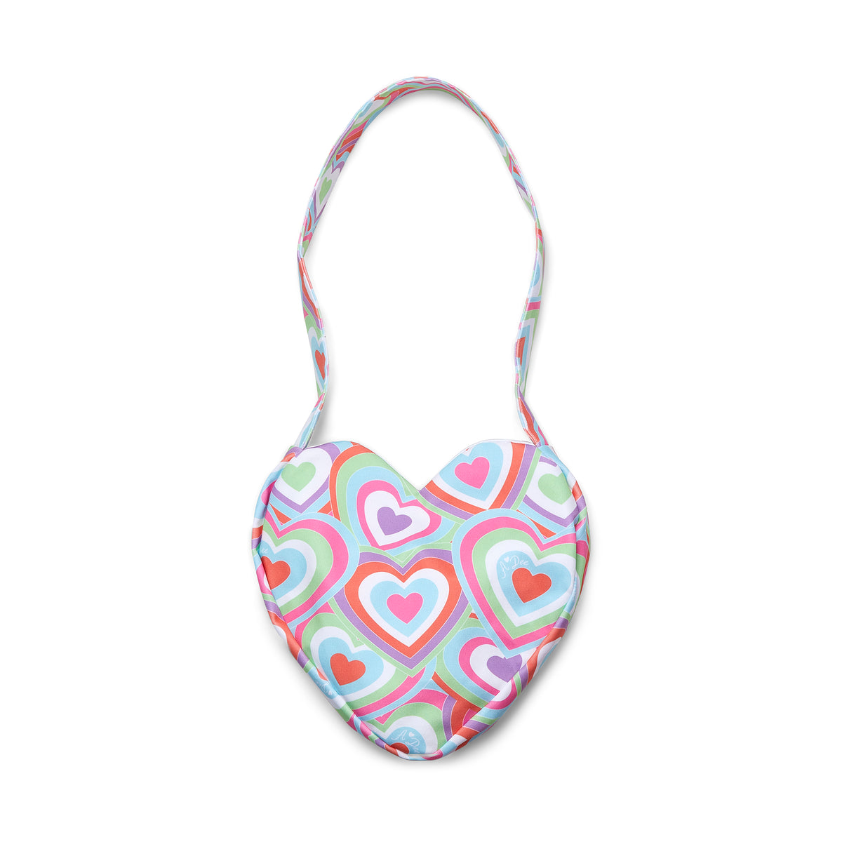 A Dee Girls 'Etta' Heart Print Bag