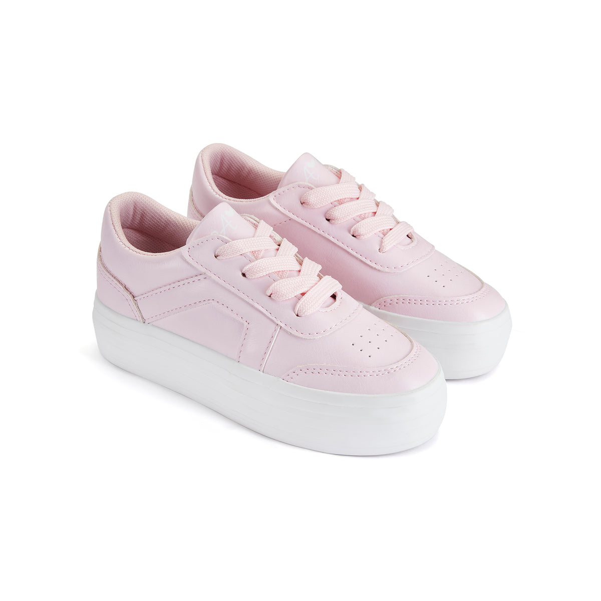 A Dee Girls 'Patty' Pink Platform Trainers