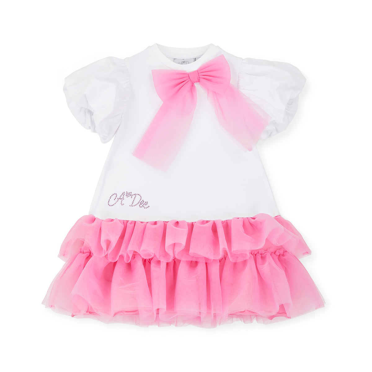 A Dee Girls 'Party' Pink Tulle Dress