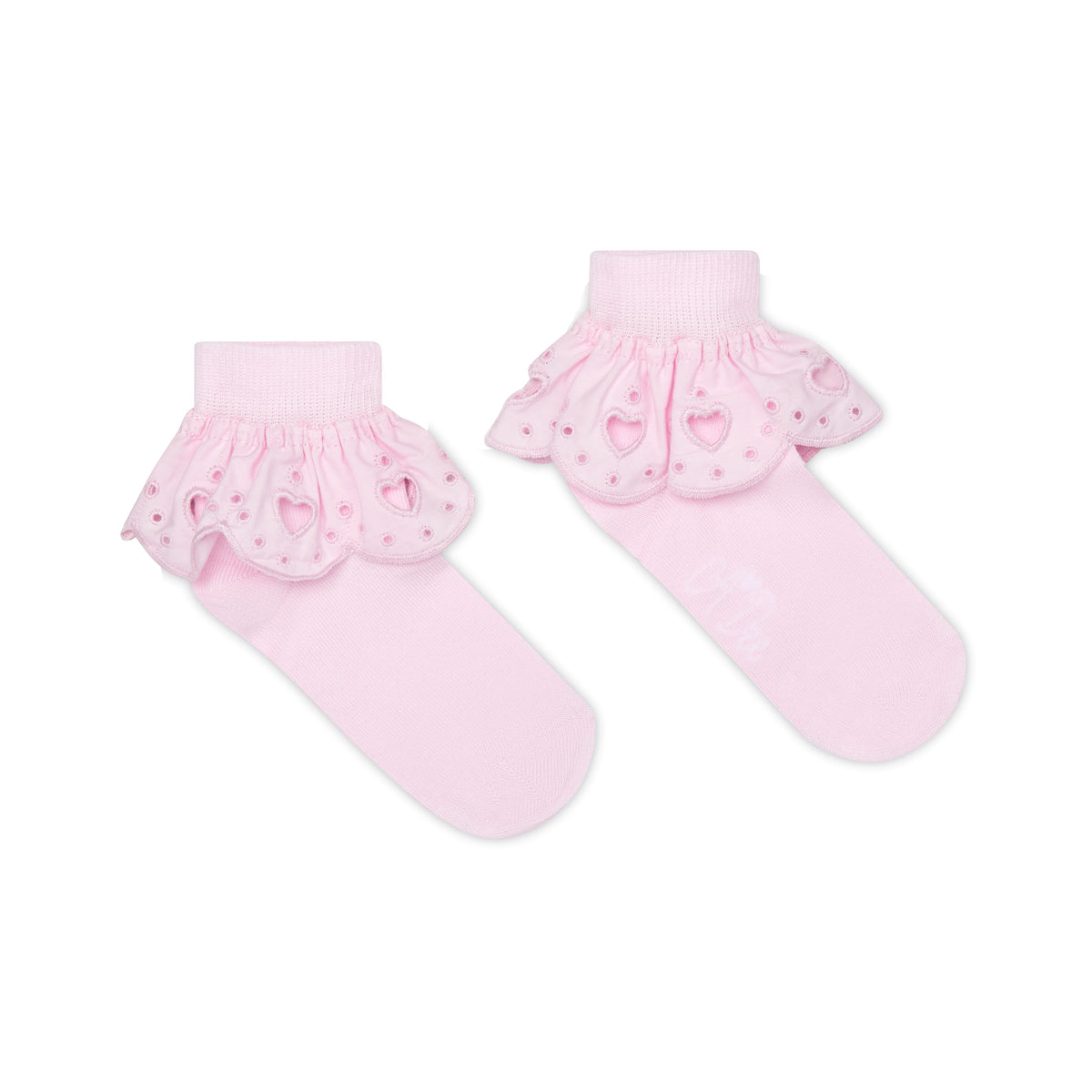 A Dee Girls 'Rosalie' Broderie Anglaise Ankle Socks