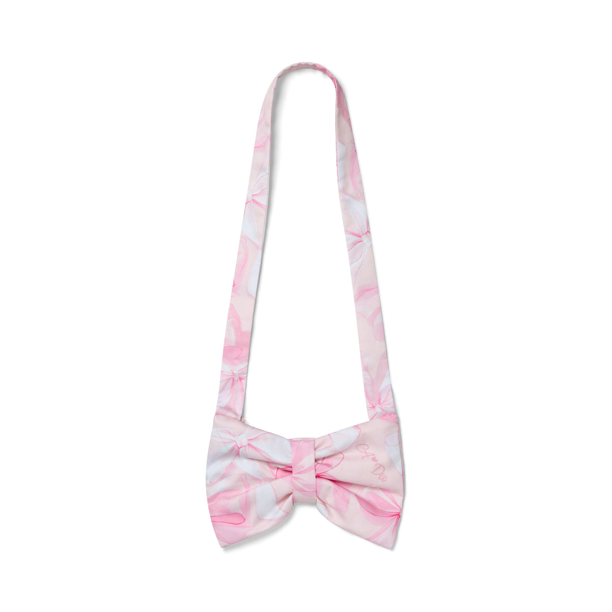 A Dee Girls Pink 'Rylee' Bow Print Bag
