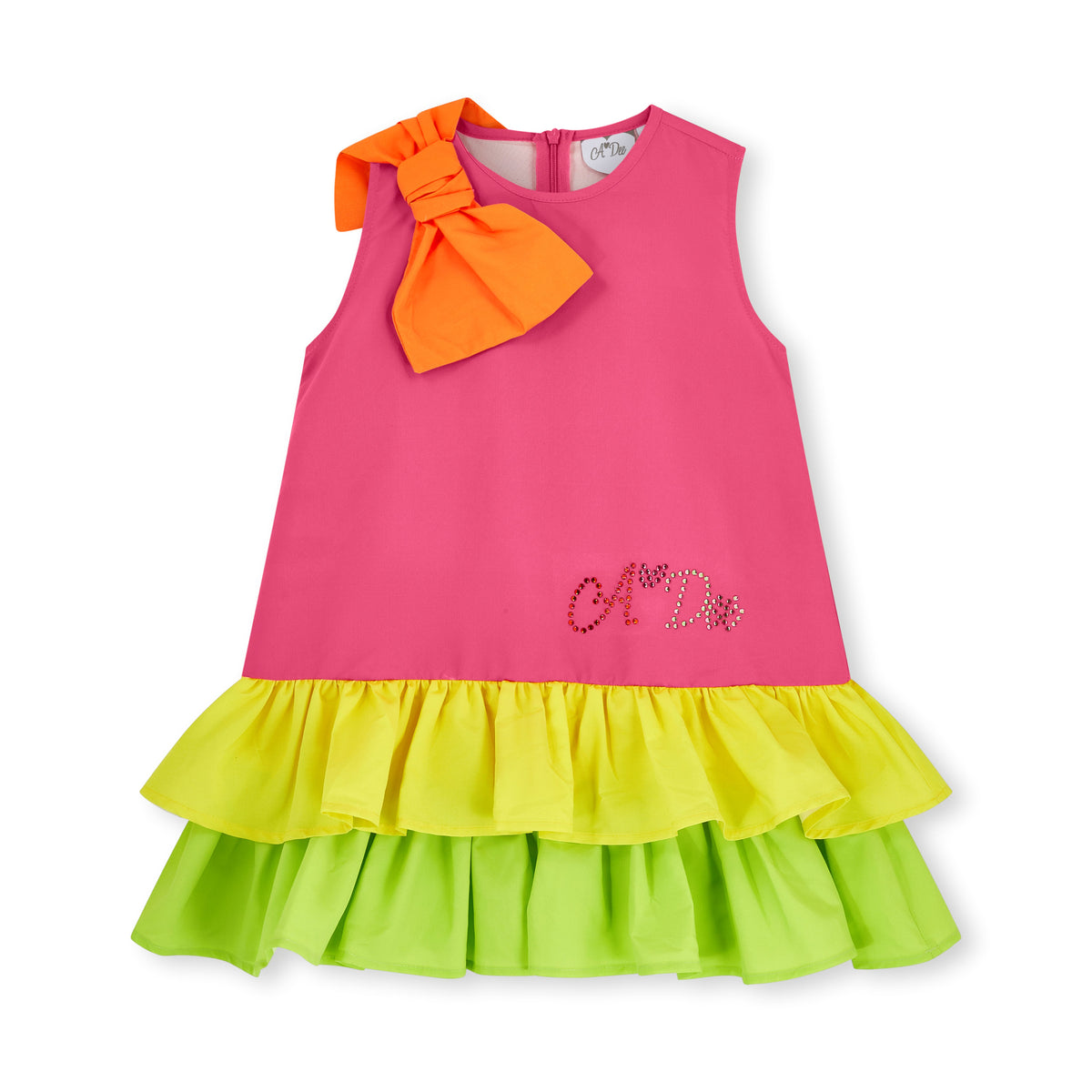 A Dee Girls 'Trudy' Colourblock Dress