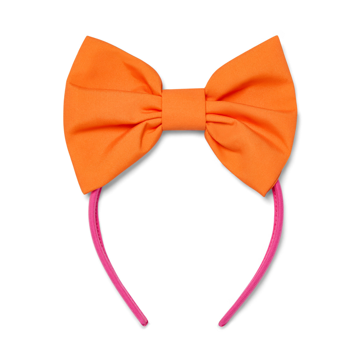 A Dee Girls 'Tala' Fuchsia/Orange Bow Headband