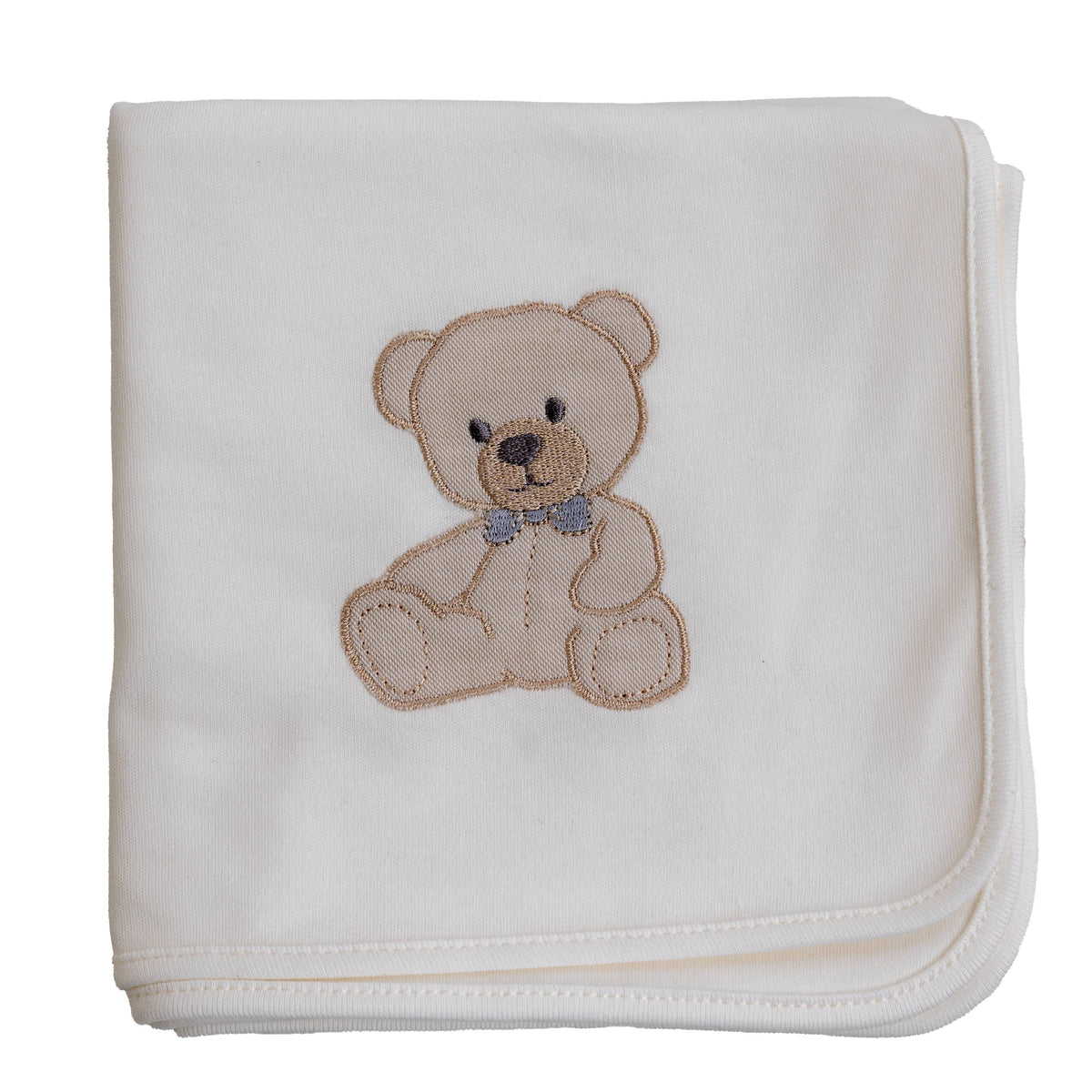 Baby Gi Ivory Teddy Muslin Blanket