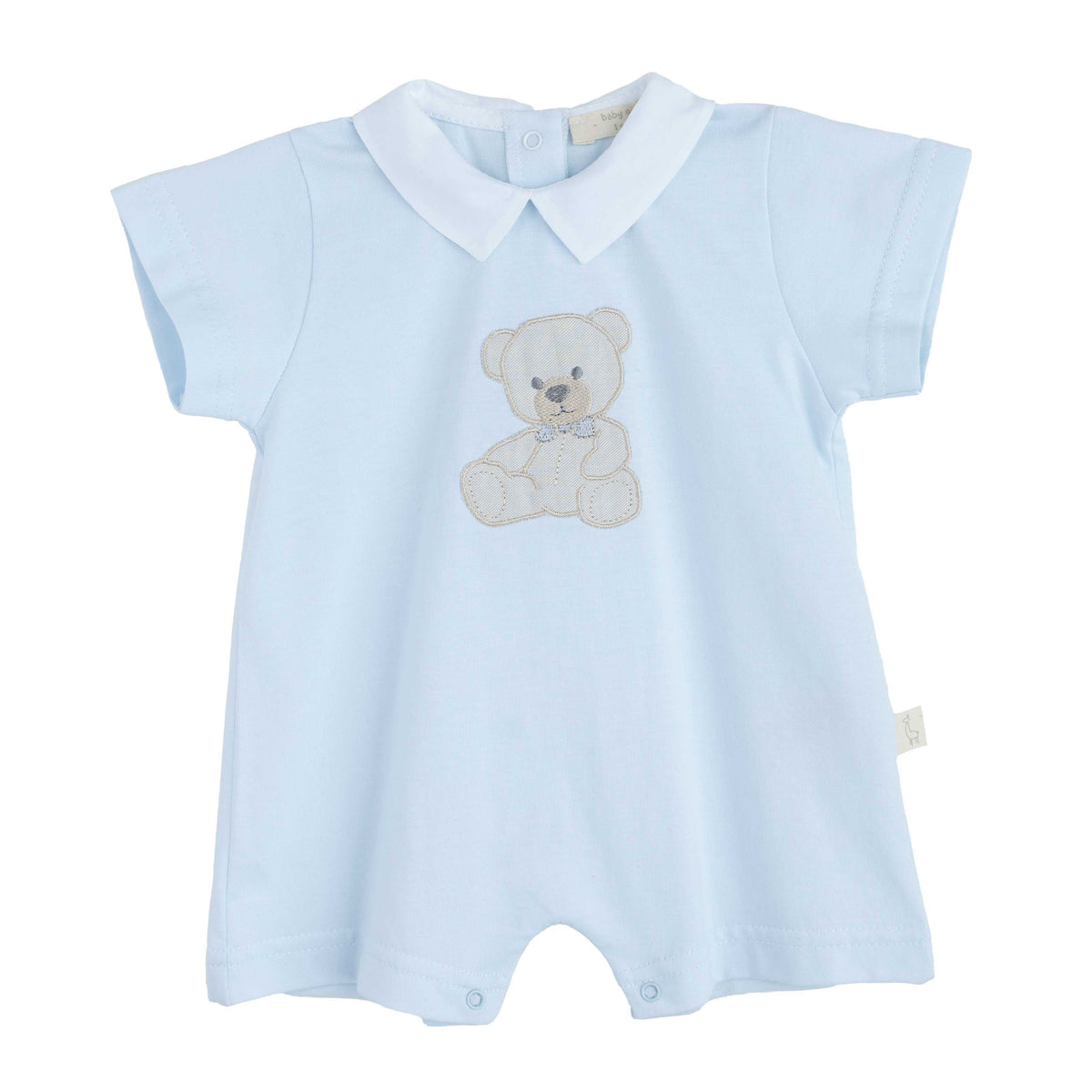 Baby Gi Pale Blue Teddy Romper