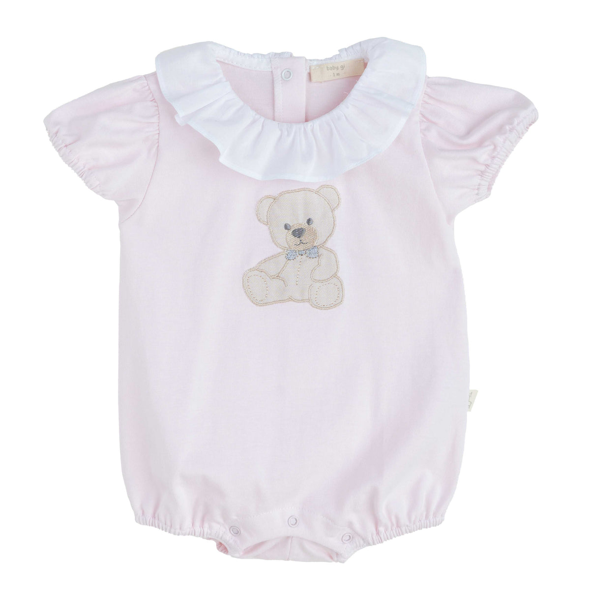 Baby Gi Pale Pink Teddy Romper