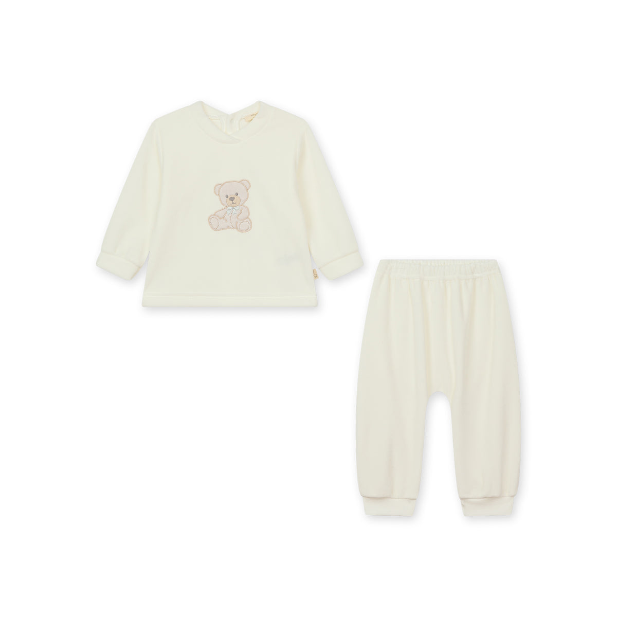 Baby Gi Ivory Velour Teddy Set